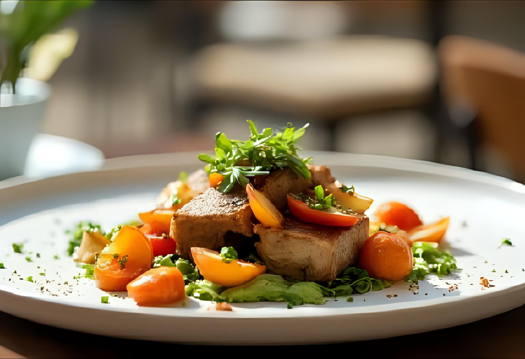 Plat gastronomique michelin